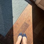 Sofft Comfort Fit Navy Blue Leather Women’s Palisade Pumps Size 8.5M Cork heel Photo 4