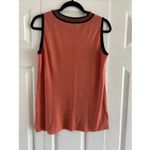 Misook  Women's Small Orange Knit Sleeveless Top Shell Corp Career Clean Girl Photo 6