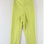 Set Active  Leggings Neon Green Sportsbody High Waisted Pull On Stretch Small Photo 4