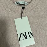 ZARA NWT baby light pink fluffy sweater Photo 2