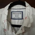 Free Planet  Flamingo Button Up Photo 2