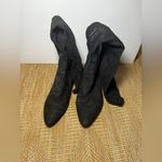 Rockport Women's Black Tall Suede Zip Up Boots,Heeled Boots,Size US 7 Photo 1