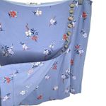 Madewell Side Button Mini Skirt Aloha Floral 16 Periwinkle Photo 9