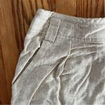 Free People  High Waisted Cropped Linen Blend Pants Size 12 Photo 4
