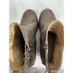 Naturalizer Womans  Tiffany Brown Faux Leather Strap Block Heel Ankle Boots 7 M Photo 5