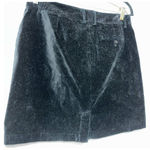 Attention  Black‎ VELVET skirt size 12 Photo 1