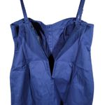 J.Crew  Navy Blue Button Front Corset Style Mini‎ Dress Size 12 Photo 2