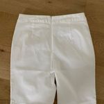 Tularosa  Straight Leg Pants With Button Detail in White Photo 5