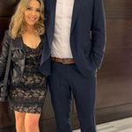 Lulus Black Vegan Leather Jacket with Zipper Details Medium Photo 8