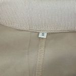 Beige Casual Button Down Short Sleeve V Neck Jumpsuit Small New Tan Photo 5