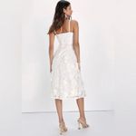 Lulus Glamour Garden White 3D Floral Embroidered Midi Dress Size XS Photo 8