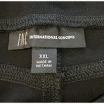 INC International Concepts Pants Womens 2XL Skinny Faux Leather Front Stretch Black Size XXL Photo 8