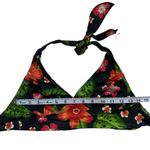 Vintage Y2K Pacific Connections Black Tropical Hawaii Hibiscus size medium Photo 5