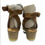 Dolce Vita Brown Suede Lacy Espadrille Wedge Sandal Size 8.5 Photo 8