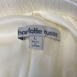 Charlotte Russe  Women Large Ivory White Strapless Summer High Slit Maxi Dress Photo 6