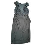 Elie Tahari  Black Ruffle Cocktail Dress Photo 13