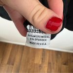 Bryn Walker  Black Scoop Neck Long Sleeve Shirt Size Medium Photo 3