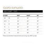 Clara Sun woo Geometric Black/Ivory Print 3/4 Sleeve Front Knot hem Blouse sz L Black Size L Photo 6