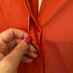 Chico's NWT Coral Pink No Iron Shirtdress Button Down Women size 1 / Medium / 8 Photo 7