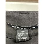Zac & Rachel Pants Women 22W NWT Black Woman Hidden Fly Dress Plus Size Photo 5