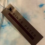 Prince Peter White & Blue Cropped Ripped T Photo 4