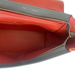 CELINE 2WAYHand Bag Trapeze Shoulder bag Gray x Black x Orange Photo 9