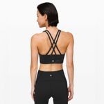Lululemon  Energy Bra *Long Line
Untamed Jacquard Spray Dye Black Deep Coal Photo 1