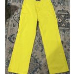 Obey  Carpenter Pants Women’s Size 27 Yellow 100% Cotton Straight Leg Workwear Photo 6