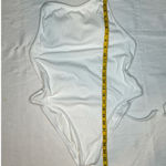 Andies Swim The Paloma White Ribbed One Piece Swimsuit SIZE XXL Photo 4