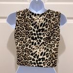 Just Quella  Animal Print Sleeveless Crop Top With O Ring Photo 2