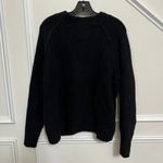 Free People Woman black Sweater Sz S Wool Photo 3