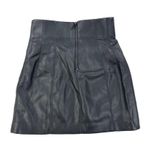 ZARA  - High Waisted Peather Mini Skirt in Black Photo 2