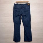 American Eagle  Super Stretch Artist Flare Jeans Size 10 Long Dark Wash Denim Photo 7