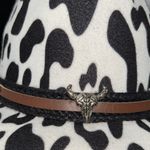 Cowgirl Hat (with Cow Print) Black Photo 6