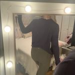 Athleta NWOT  samsara side tie sweatshirt dark grey Photo 5