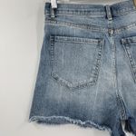 BKE  Parker Denim Jean Shorts Blue Raw‎ Hem Stretch Medium Wash Women’s Size 28 Photo 4