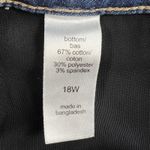 Maurice's Plus 18W Everflex High Rise Bermuda Shorts Distressed Stretch Denim Photo 7