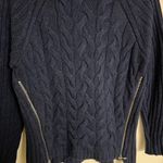 See By Chloe  Dark Blue Cable Knit Sweater Photo 3