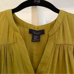 Rachel Roy Rachel Satin Crepe Blouse Kelly Green Size XS Photo 7