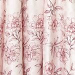 Baltic Born  Sonnet Blush Floral Midi Dress Puff Sleeve Smocked Back Size Small Photo 9