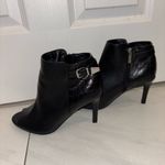 Unisa NWOT  Black Peep Toe Ankle Booties Photo 3