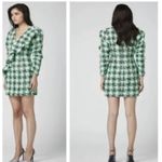 Atoir “Leave Me Be” Aspen Green Dress | Plaid Tweed Mini Dress, Size XS/6 Photo 1