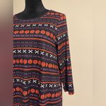 EUC Dressworks Orange and Purple Halloween Graphic Dress size medium Photo 2