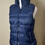 Old Navy  Fleece Lined Puffer Vest Navy Blue Size Medium Photo 1