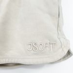 J80 FIT Womens Beige Lounge Pull On Travel Athleisure Recharge Shorts Size L Tan Size L Photo 1