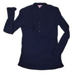 Lilly Pulitzer  Freya Crochet Long Sleeve Tunic Top 43421‎ size Small Crocheted Photo 0