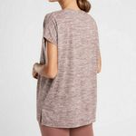 Athleta Heathered Brown Relaxed Breezy Tee T-Shirt Photo 1
