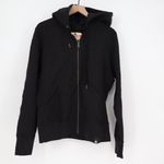 American Giant Womens Black Full Zip Hoodie Sweatshirt XL Cotton Made USA Photo 1