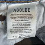 AGOLDE Distressed Riley High Rise Straight Crop Denim Jeans in Whiplash Size 31 Photo 9