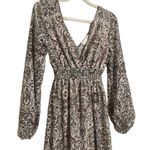 Lovestitch  boho floral paisley dotted maxi dress size S Photo 3